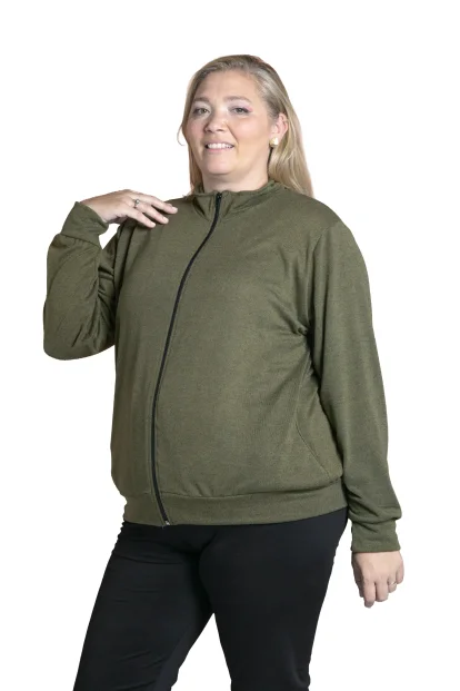 Campera de lanilla lisa